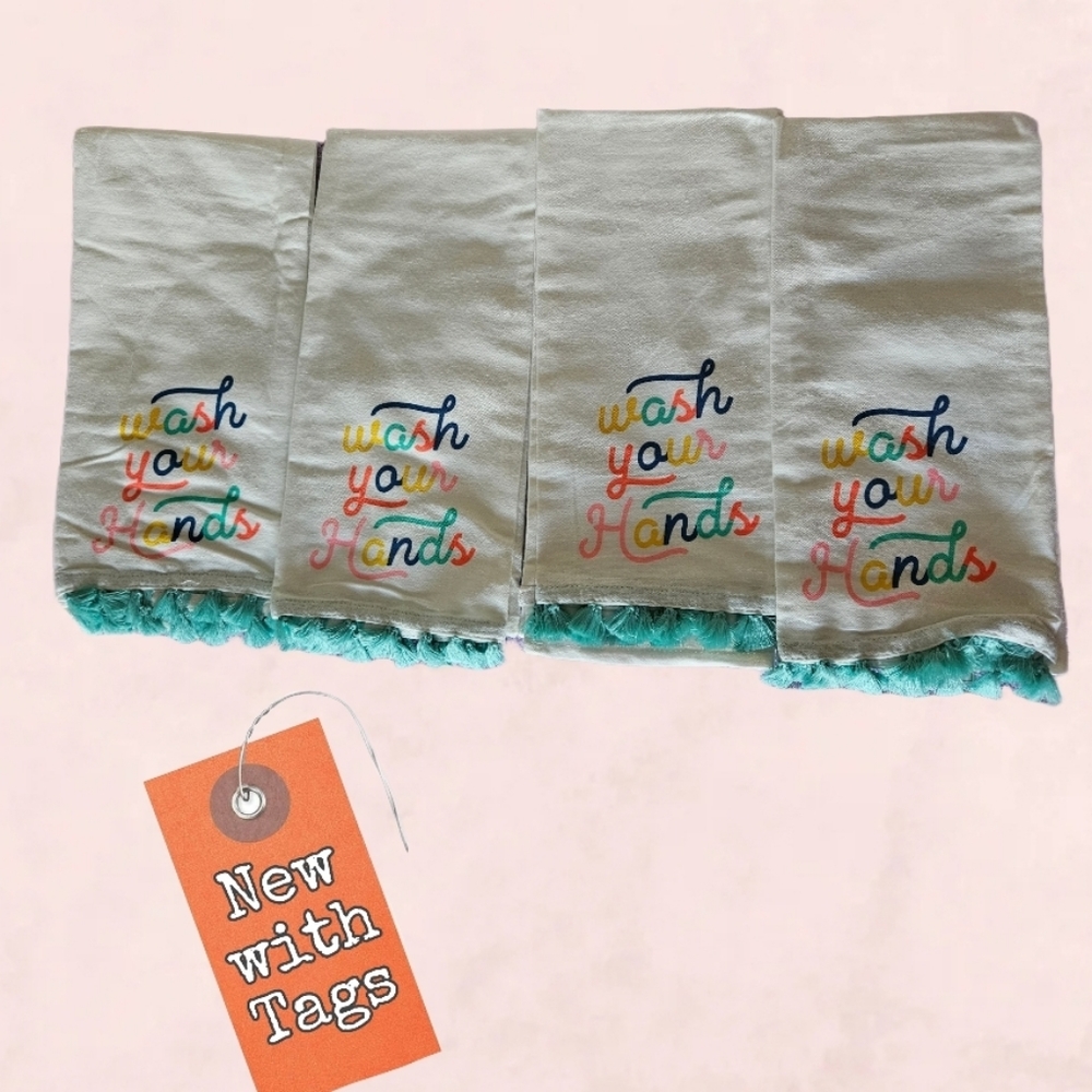 NWT/ Stein Mart Set of 4 Cotton Kitchen Towels